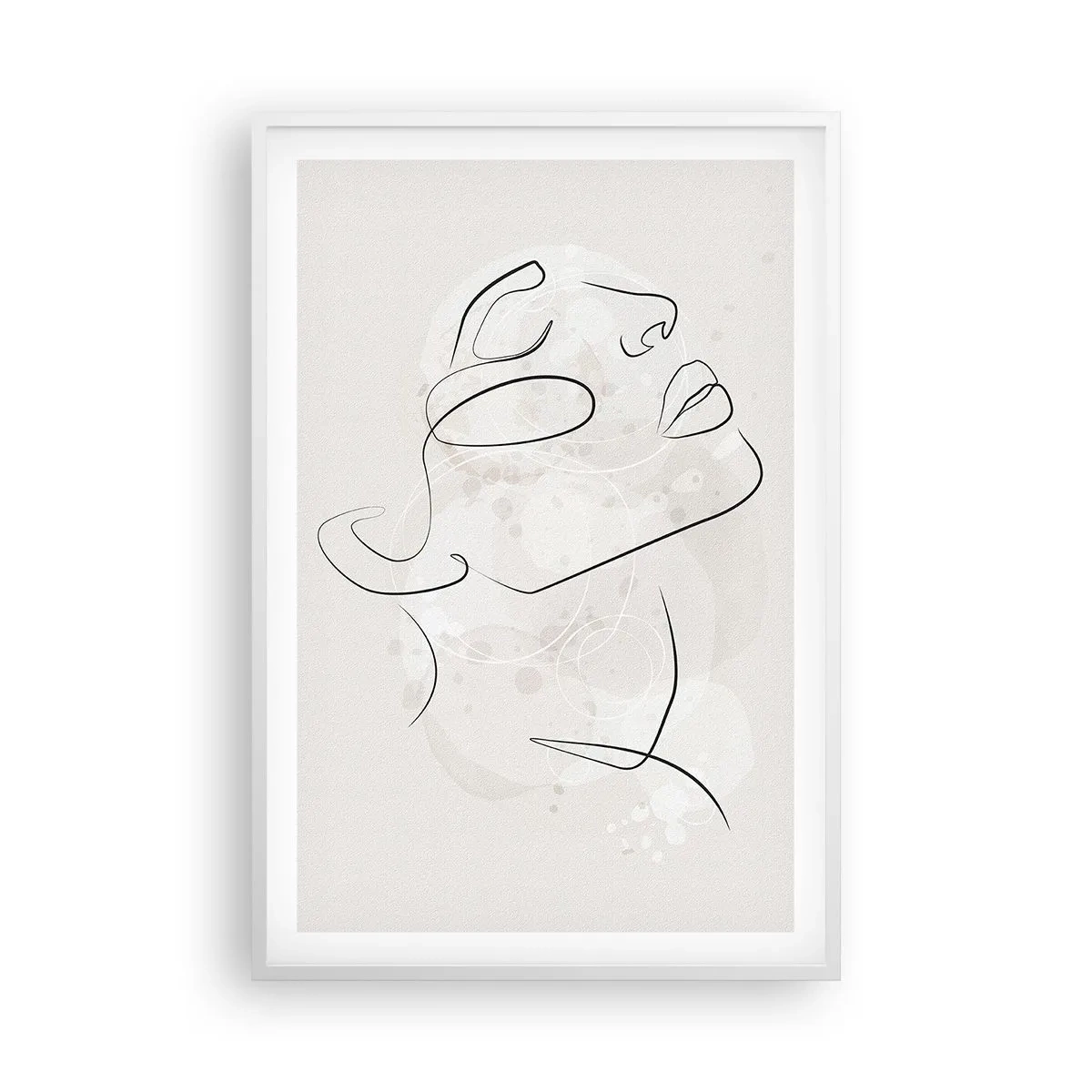Poster in een witte lijst - De omtrek van een droom - 61x91 cm
