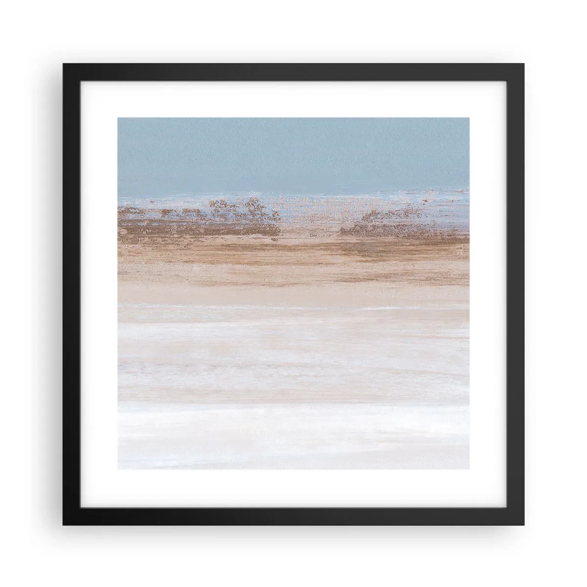 Poster in een zwarte lijst - Dubbelzinnig landschap - 40x40 cm