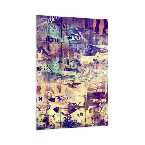 Schilderen op glas - En dat is alles wat er zal blijven - 50x70 cm