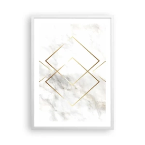 Poster in een witte lijst - Een uitzicht tot in het oneindige - 50x70 cm