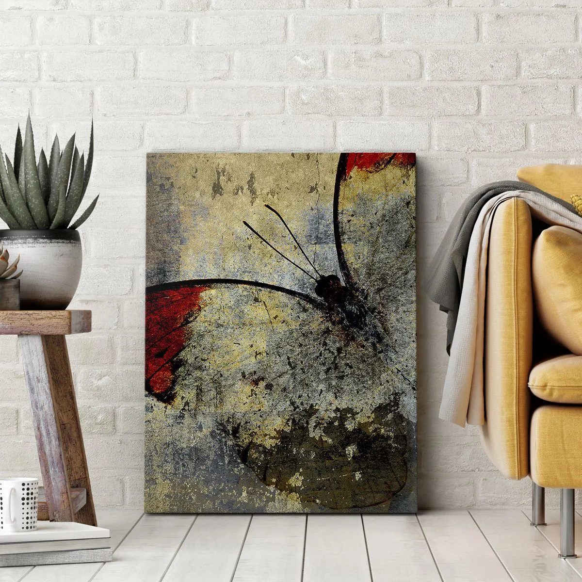 Schilderen op canvas - Kijk voordat ik verdwijn - 80x120 cm