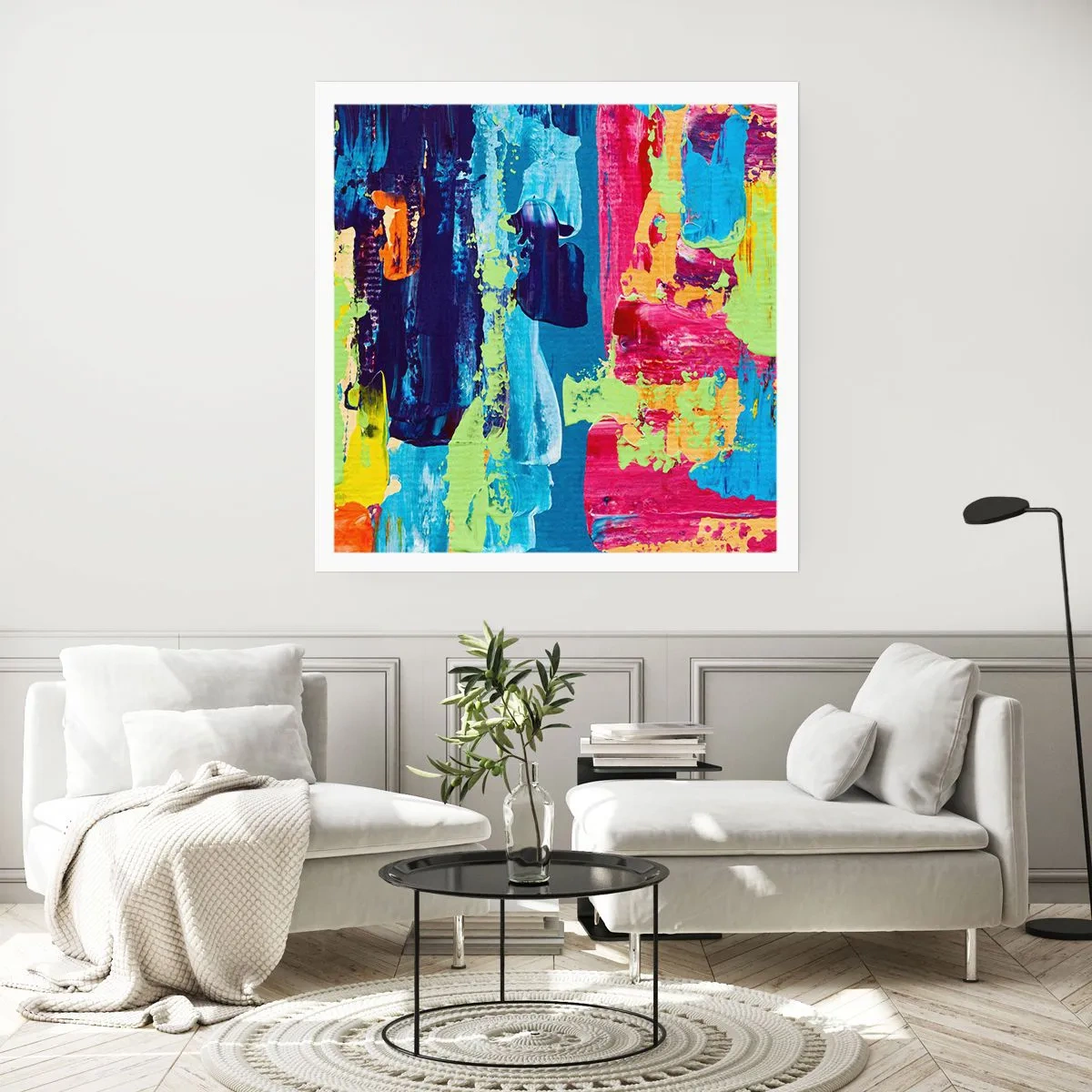 Poster - Het leven is mooi! - 50x50 cm