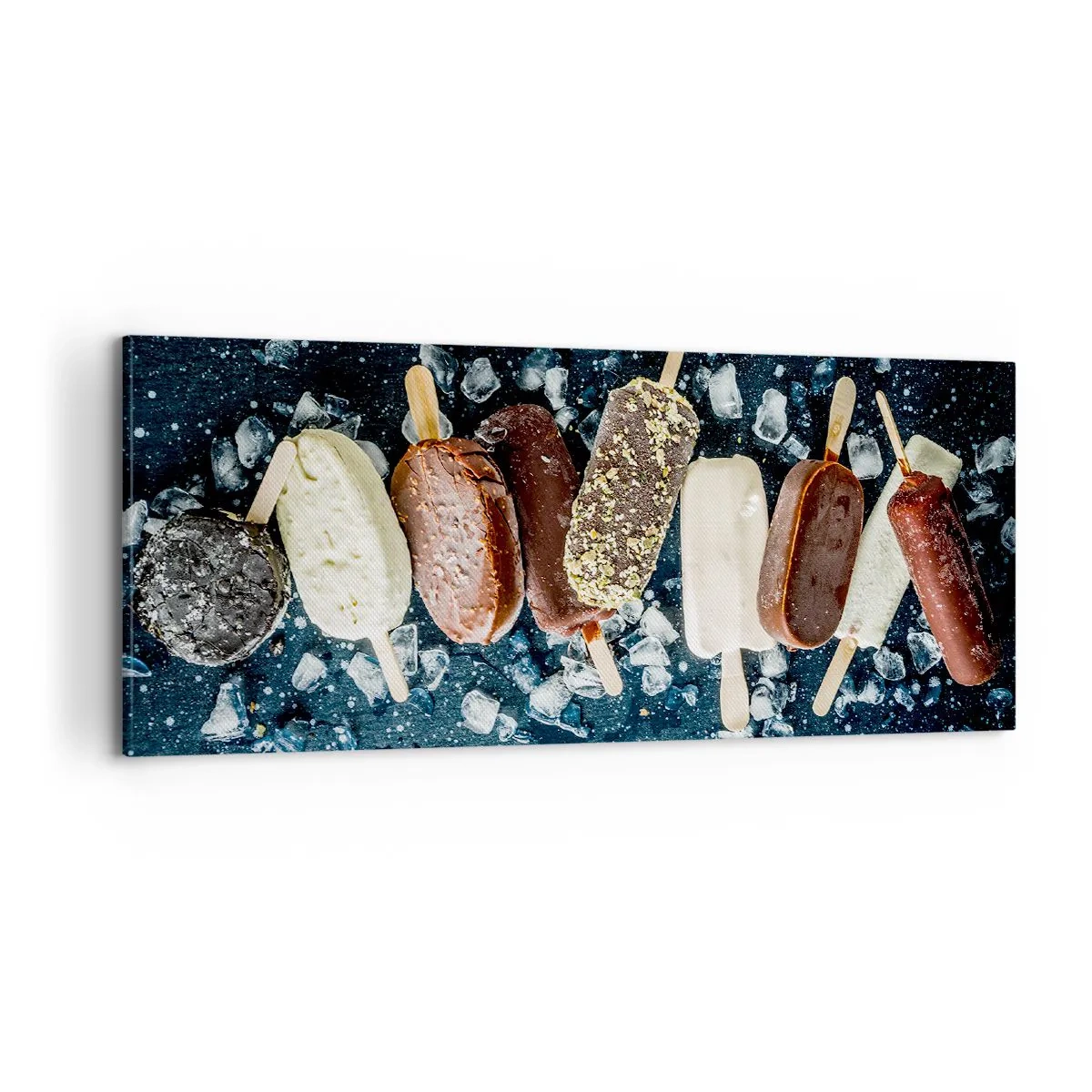 Schilderen op canvas - De smaak van hete zomer - 100x40 cm