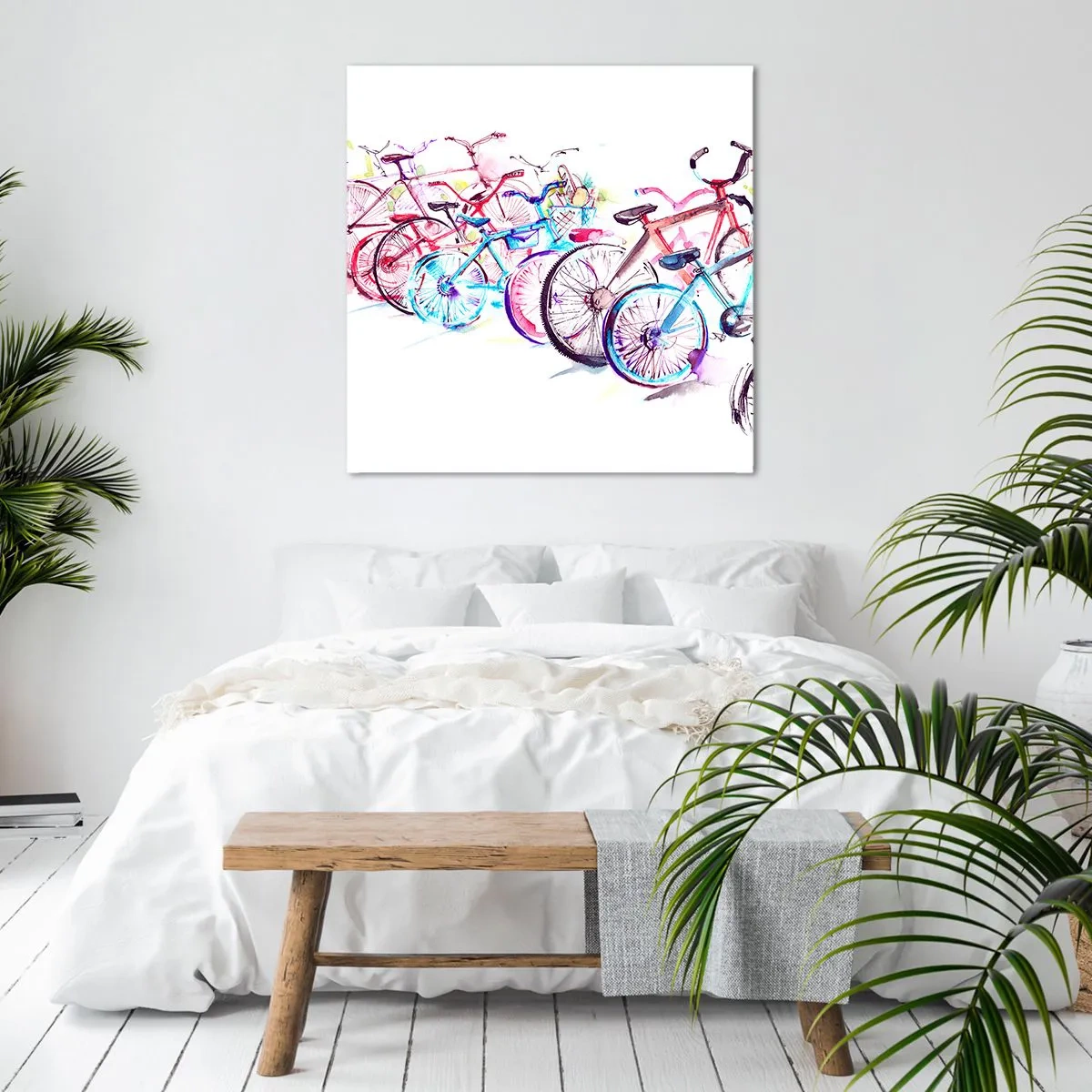 Schilderen op canvas - Congres van de Antymoto-club - 40x40 cm