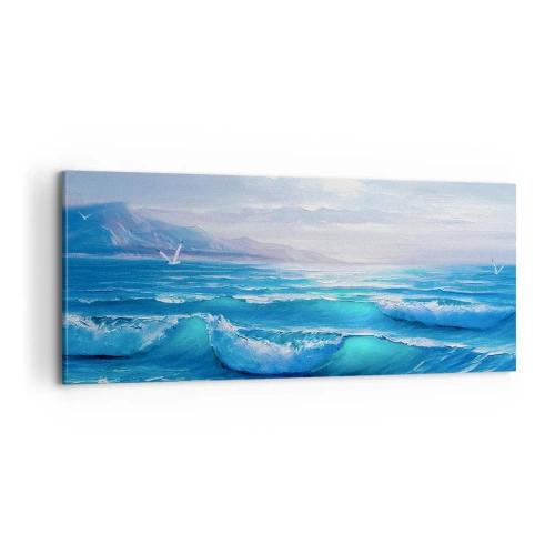 Schilderen op canvas - Het brengt verlichting - 100x40 cm