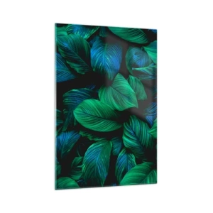 Schilderen op glas - In de groene menigte - 70x100 cm