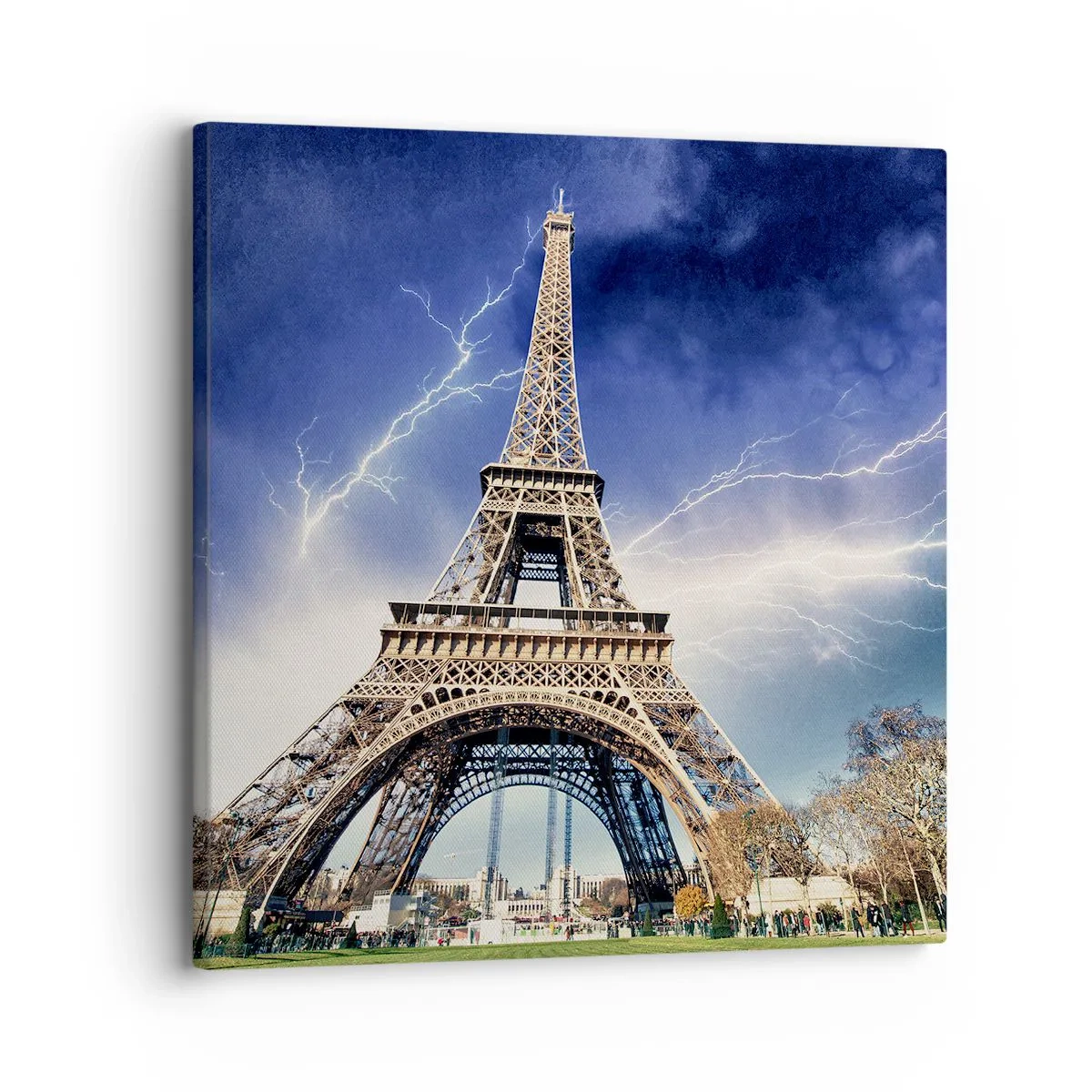 Schilderen op canvas - Heerser van de stormen - 30x30 cm