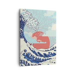 Schilderen op canvas - Van Japanse inspiratie - 50x70 cm
