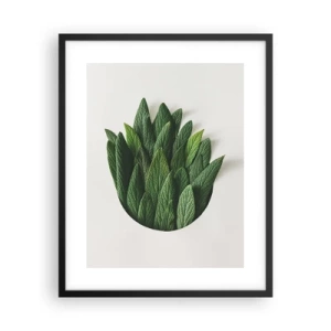 Poster in een zwarte lijst - Ongebreidelde nieuwsgierigheid - 40x50 cm