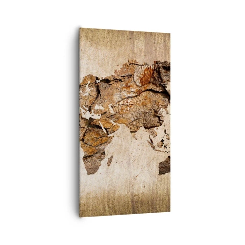 Schilderen op canvas - Ontdekking van de wereld - 65x120 cm