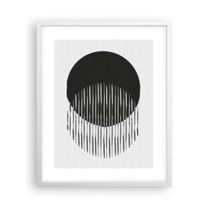 Poster in een witte lijst - Zijn alter ego - 40x50 cm