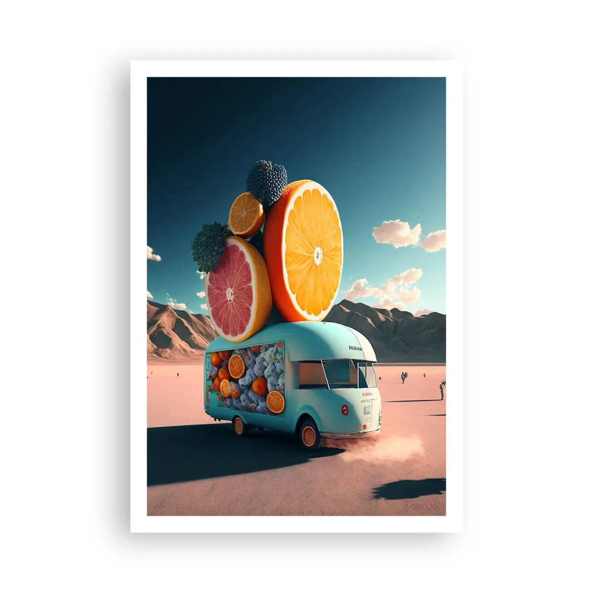 Poster - De smaak van vakantie - 70x100 cm