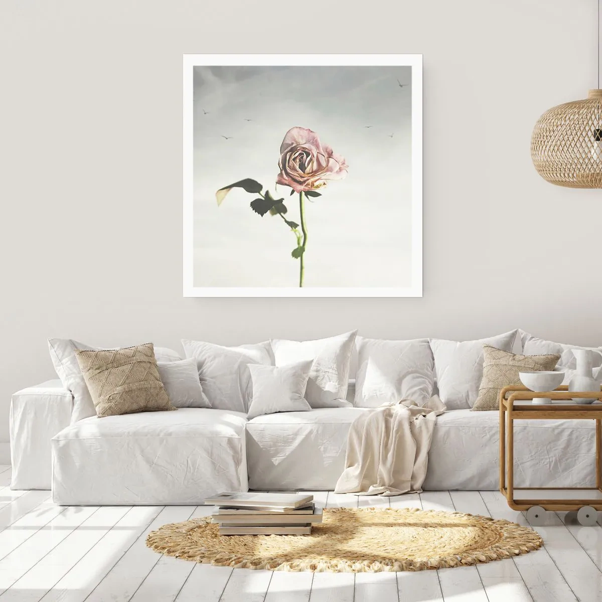Poster - Begroeting van de lente - 30x30 cm