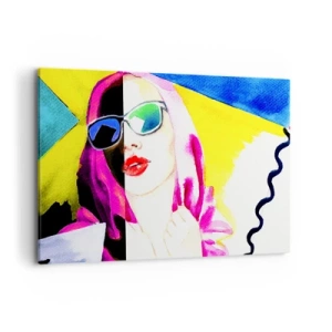 Schilderen op canvas - Ik ben niet wit en ik ben niet zwart - 100x70 cm