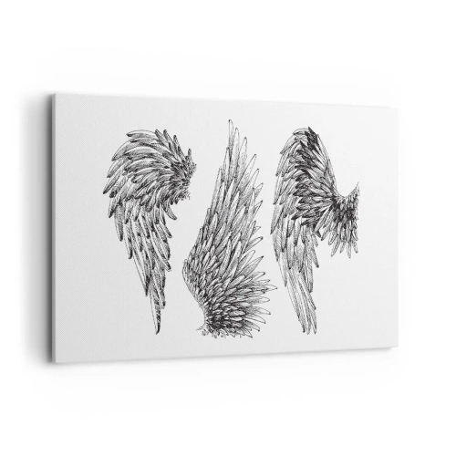 Schilderen op canvas - En je kunt een engel worden - 120x80 cm