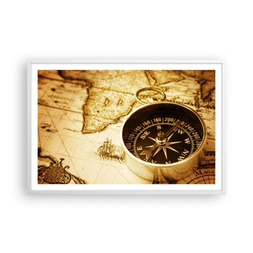 Poster in een witte lijst - Oost of west? - 91x61 cm