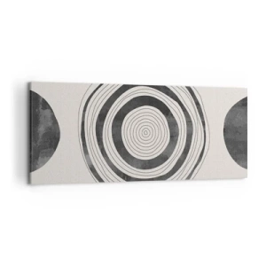 Schilderen op canvas - Wat belangrijk is, is wat er tussenin zit - 120x50 cm