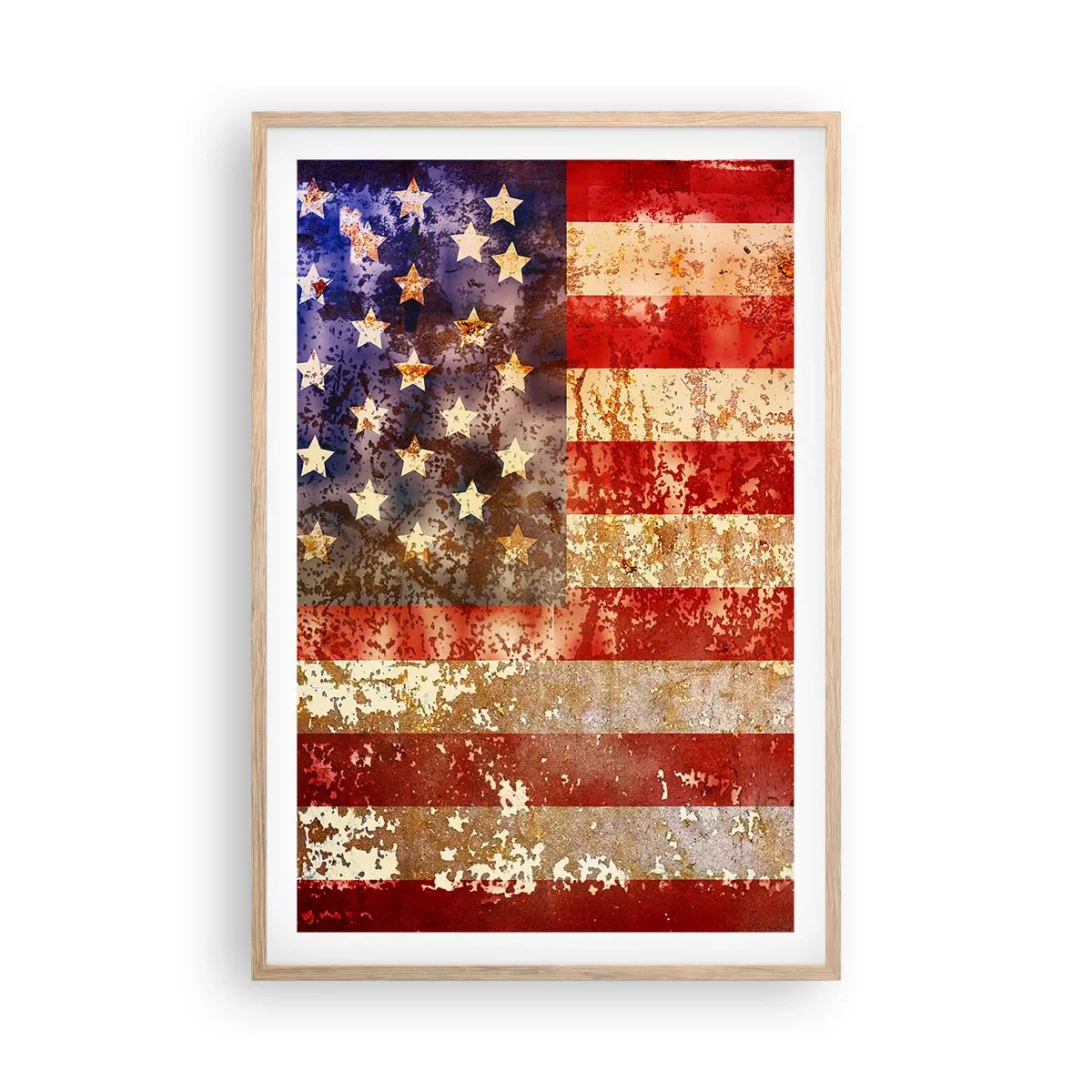 Een poster in een licht eiken lijst - Glorie vervaagt niet - 61x91 cm