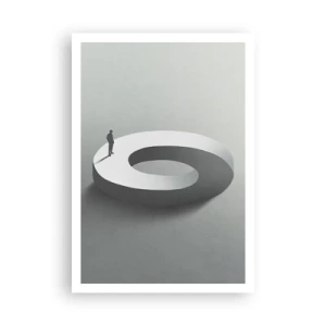 Poster - En wees hier slim - 70x100 cm