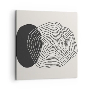 Schilderen op canvas - Duur en spiertrekkingen - 60x60 cm