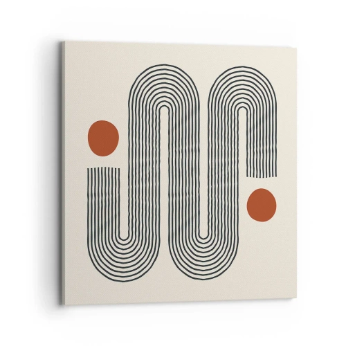 Schilderen op canvas - Van het begin tot het eind - 70x70 cm