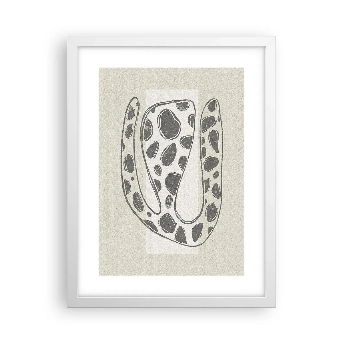 Poster in een witte lijst - Een vreemd wezen - 30x40 cm