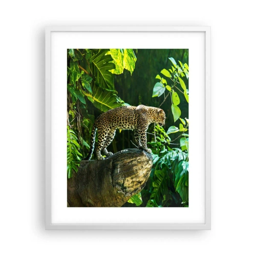 Poster in een witte lijst - Op jacht? - 40x50 cm