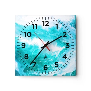 Wandklok - Klok - In de kern van het element - 30x30 cm