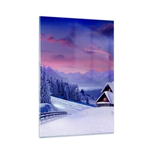 Schilderen op glas - Stille nacht - 80x120 cm