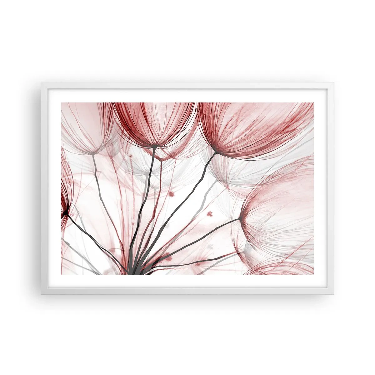 Poster in een witte lijst - Vóór het vertrek - 70x50 cm