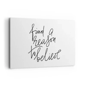 Schilderen op canvas - Het is mogelijk - 120x80 cm