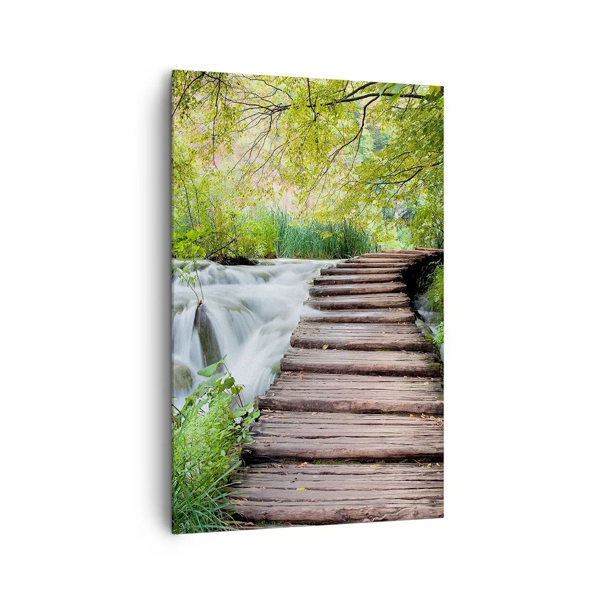 Schilderen op canvas - Geen stilstaand water - 80x120 cm