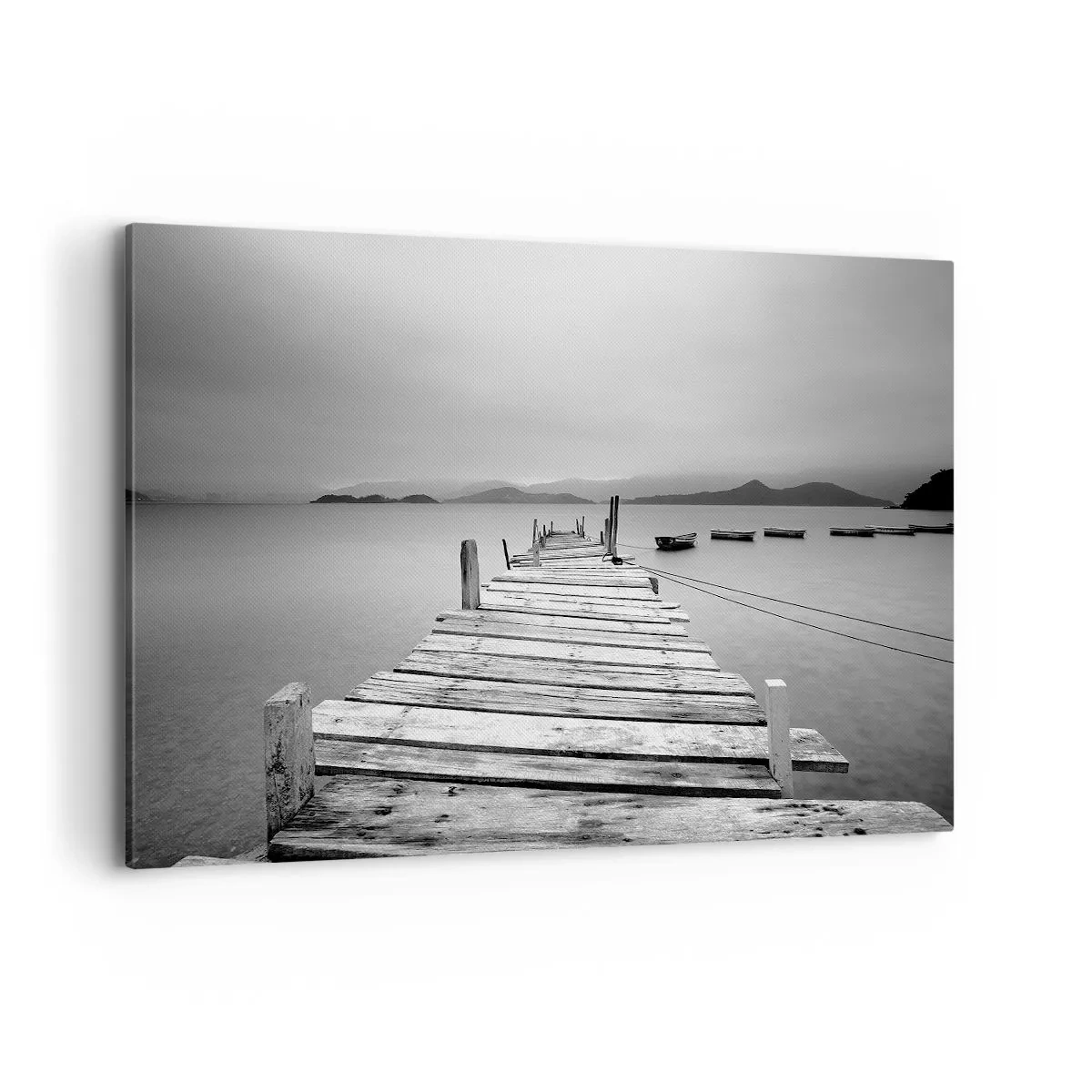 Schilderen op canvas - Achter bergen en zeeën - 100x70 cm
