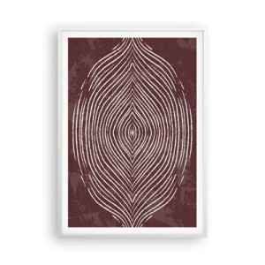 Poster in een witte lijst - De ruimte spreekt - 70x100 cm