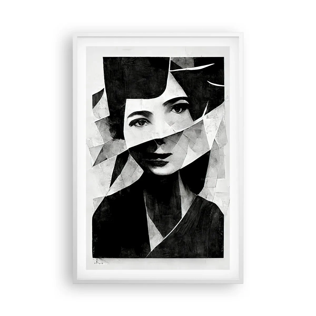 Poster in een witte lijst - Echt wat je bent... - 61x91 cm