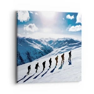 Schilderen op canvas - Het team van de veroveraars - 40x40 cm