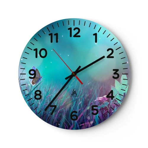 Wandklok - Klok - Het geheime leven van de weide - 30x30 cm