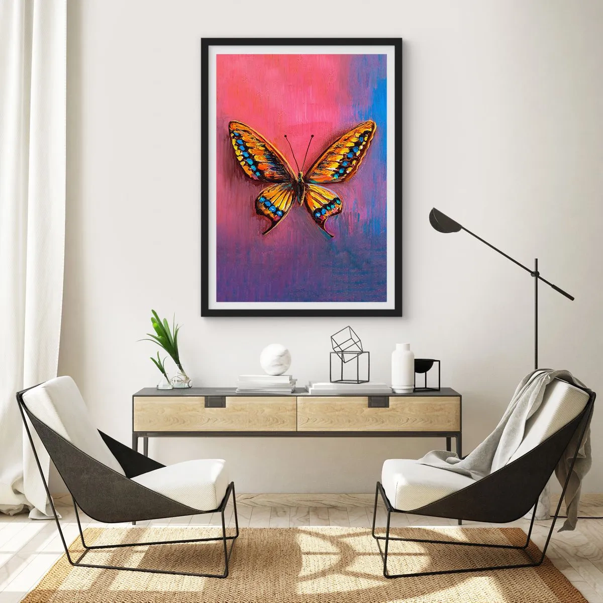 Poster in een zwarte lijst - Een juweel van de natuur - 30x40 cm