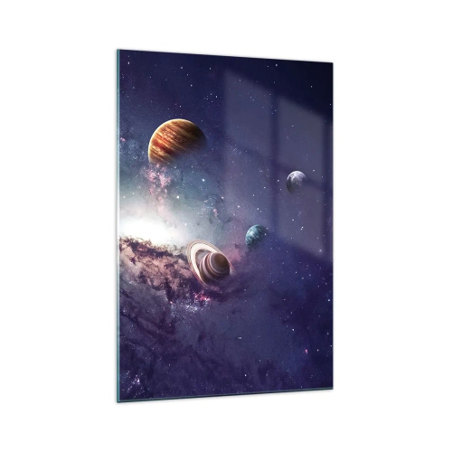 Schilderen op glas - Zonne-dans systeem - 70x100 cm
