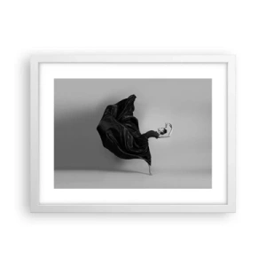 Poster in een witte lijst - Gevleugeld door muziek - 40x30 cm