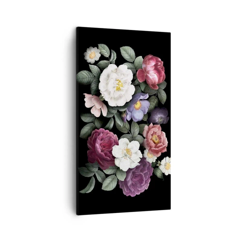 Schilderen op canvas - Uit de Engelse tuin - 45x80 cm