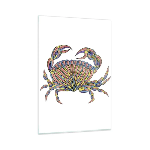 Schilderen op glas - Zee sieraden - 80x120 cm