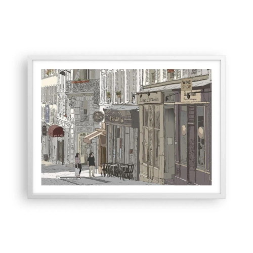 Poster in een witte lijst - Stadsvreugde - 70x50 cm