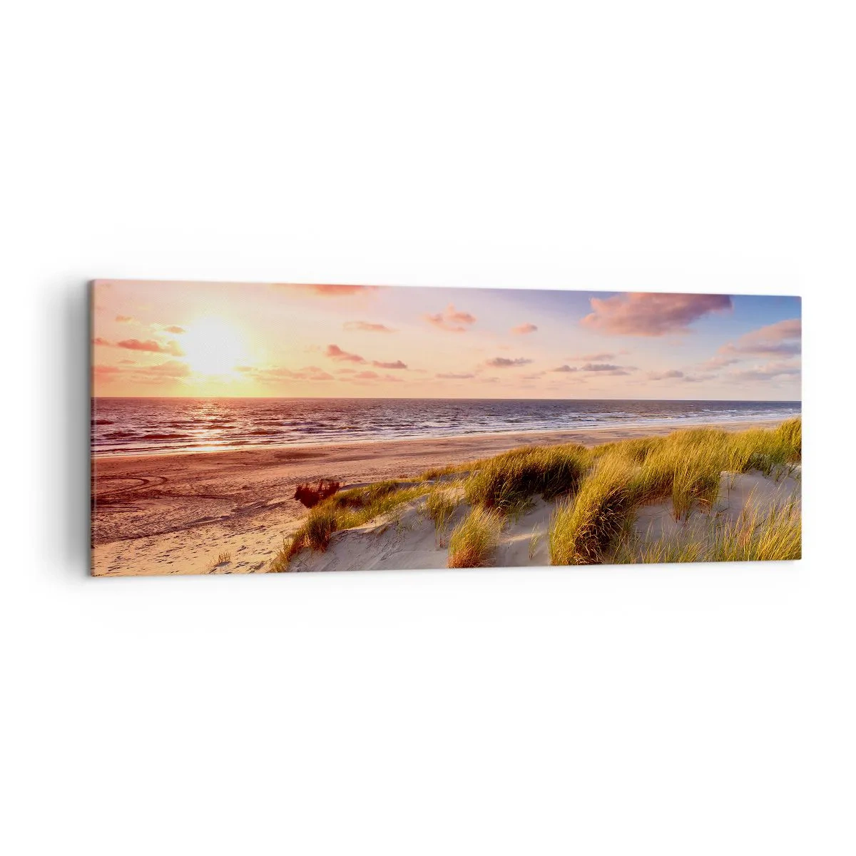 Schilderen op canvas - De lucht ruikt al in de zomer - 140x50 cm