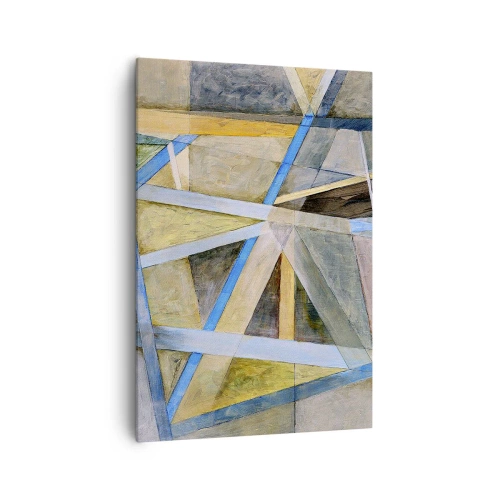 Schilderen op canvas - Recht of diagonaal? - 70x100 cm