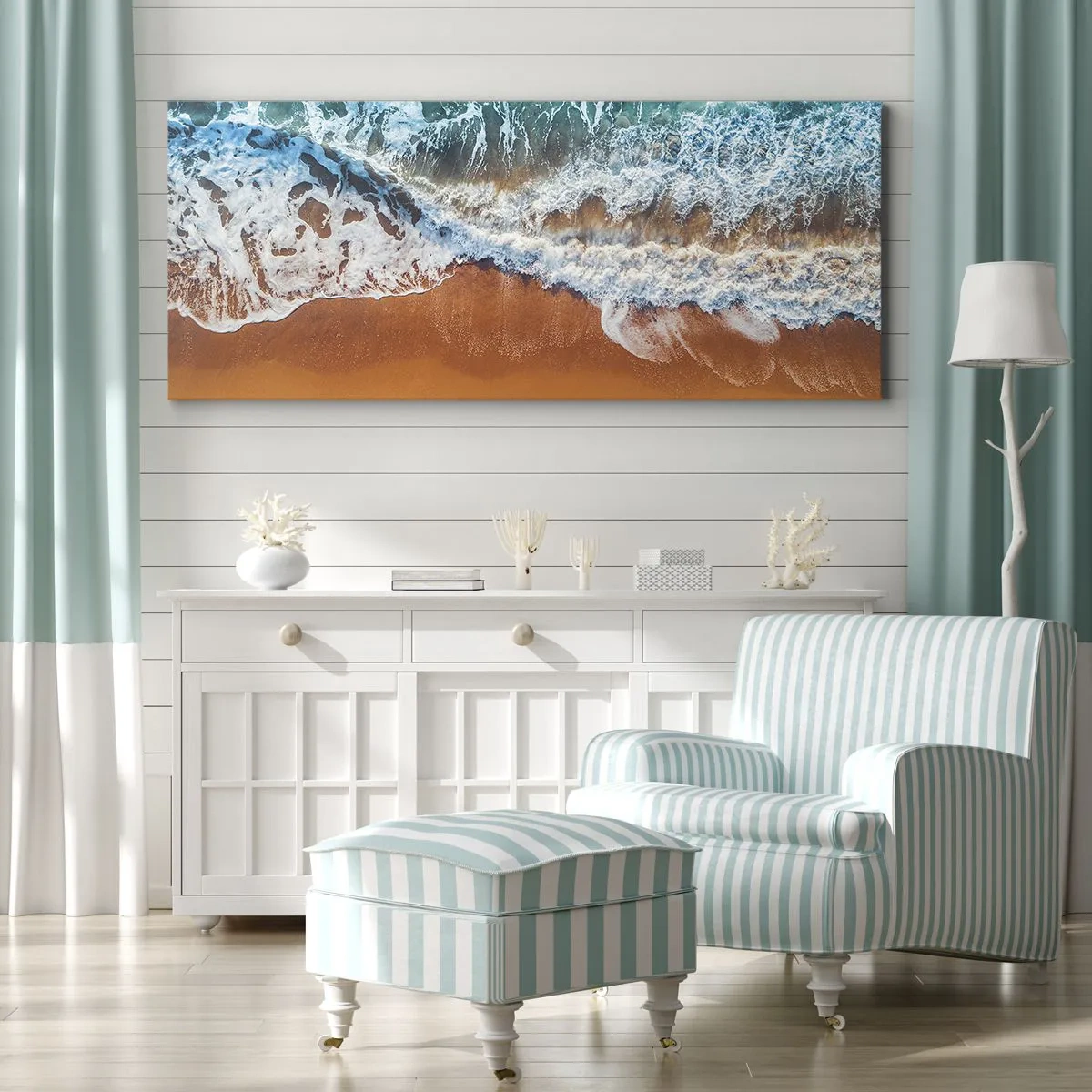 Schilderen op canvas - Altijd hand in hand - 100x40 cm