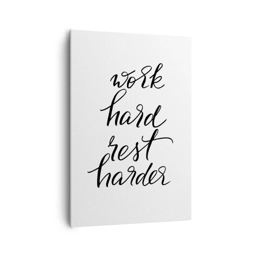 Schilderen op canvas - Levensbalans - 70x100 cm