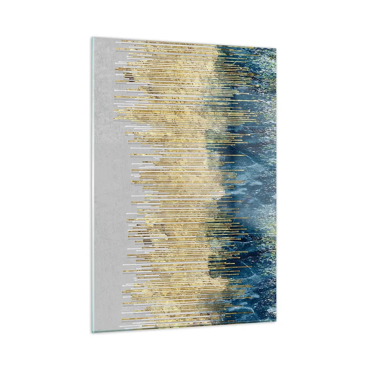Schilderen op glas - Vergulde grens - 50x70 cm