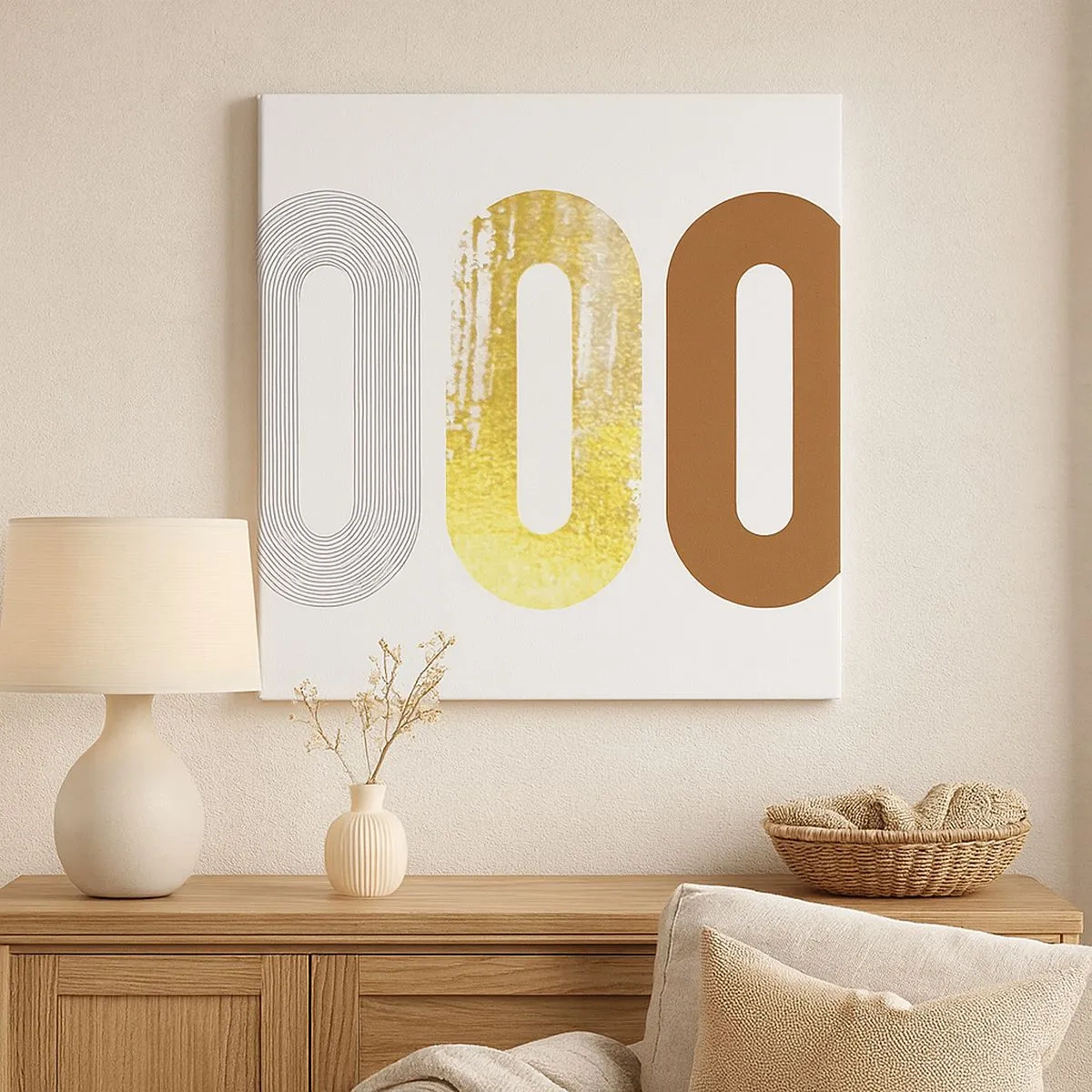 Schilderen op canvas - Oooo! - 30x30 cm