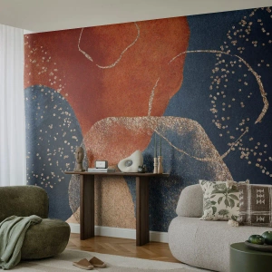 Zelfklevend Fotobehang Deluxe Sticker - De lichtheid van het zijn - Abstractie, Deel, Moderne kunst - 100x70 cm